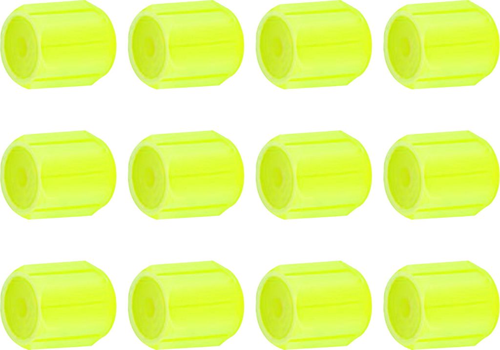 12 Stück Autoventilkappen, fluoreszierend, nachtleuchtend, Produktbild 