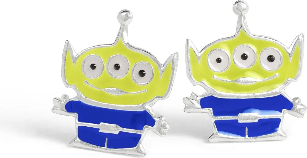 Puces d'oreilles Alien Toy Story en Argent Sterling pour Femme et Enfant