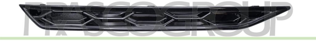 PRASCO Lüftungsgitter Grill Stoßfänger für AUDI Q3 (8UB, 8UG) Schwarz