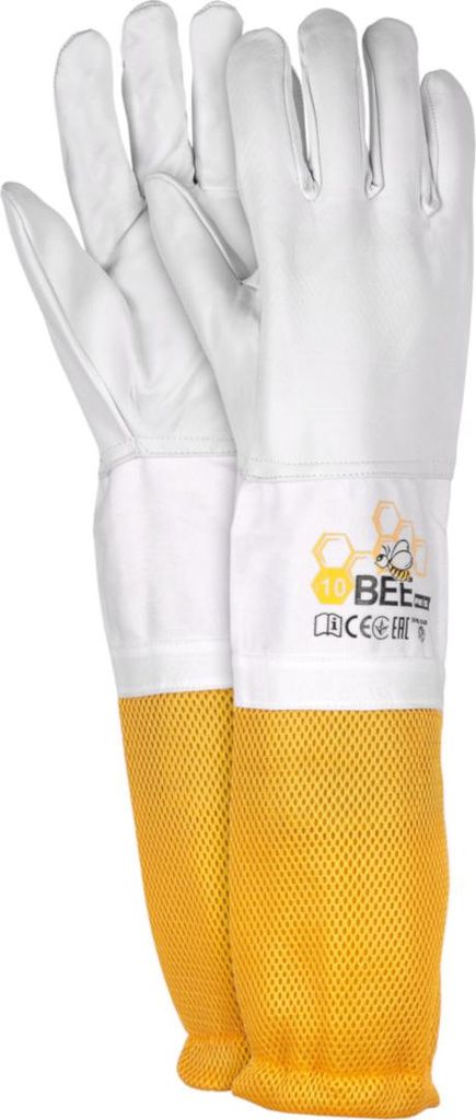 Imkerhandschuhe aus Leder 47,5cm Gr. 10 Produktbild 