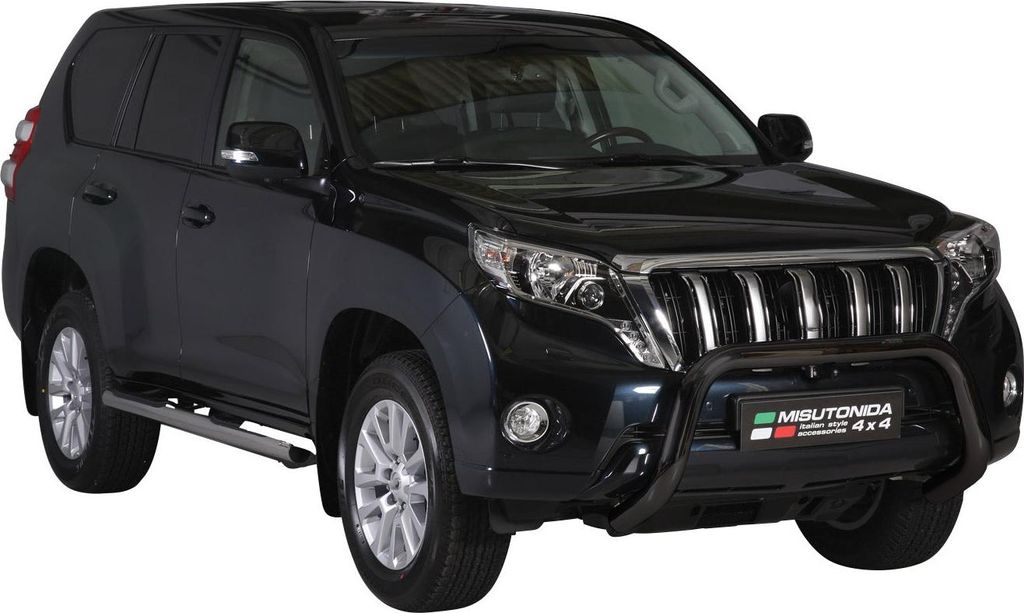 Frontbügel Frontschutz für Toyota Land Cruiser Prado J150 2014-2017 ø76 Schwarz
