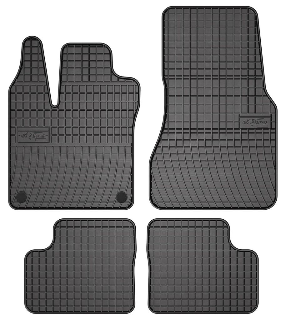 Tapis de sol en caoutchouc pour Renault Twingo III 2014- Image du produit 