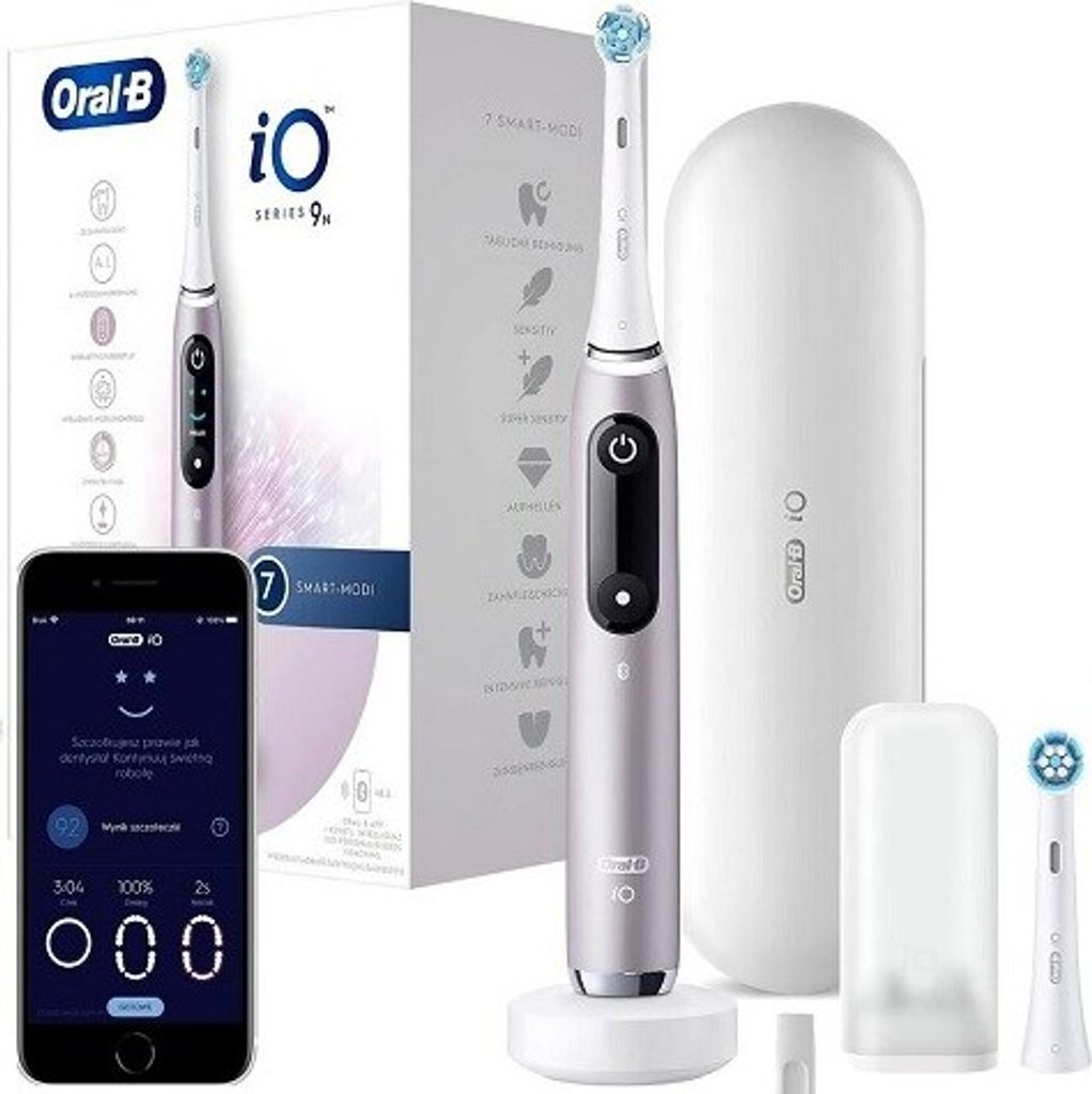 Oral-B iO Series 9 Rose Quartz Handstück iO9 Elektrische Produktbild 3