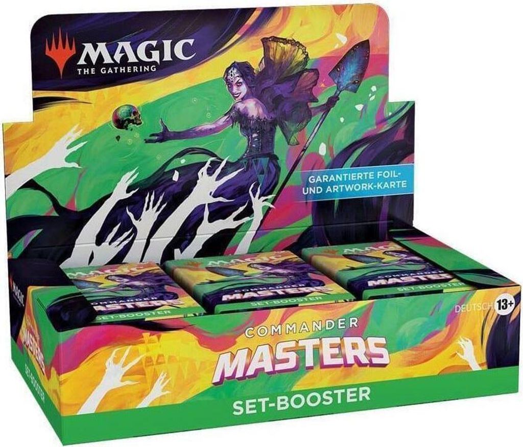Wizards of the Coast Magic the Gathering Commander Masters Set-Booster Display (24) deutsch