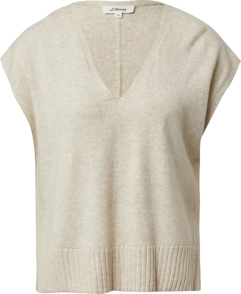 S. Oliver Strickpullunder taupe mela 36