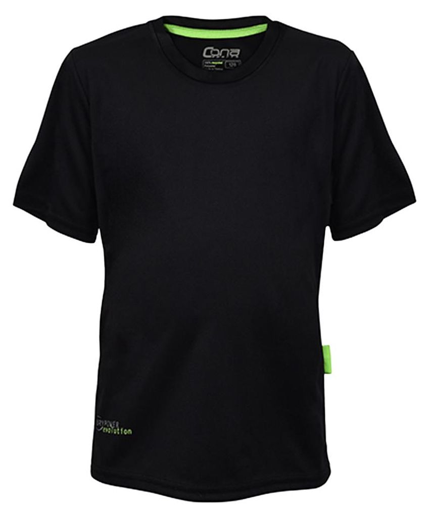 Cona Sports - "Evolution Tech" T-Shirt für Kinder LT3445 (152-158) (Schwarz)
