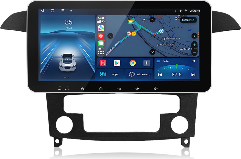 Radio samochodowe 10,33” Android 13 6+128G CarPlay do Ford Zdjęcie produktu 