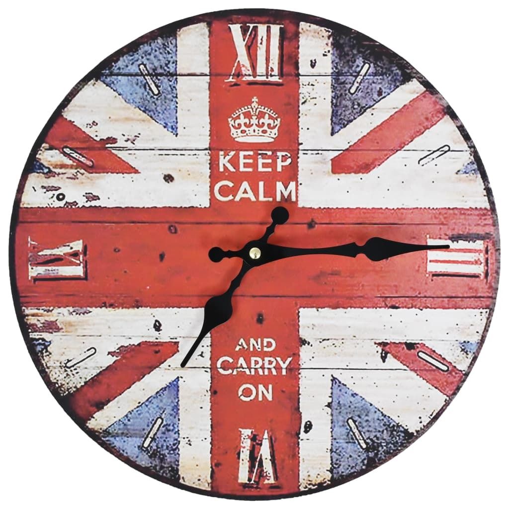 vidaXL Vintage Wanduhr UK 30 cm Produktbild 