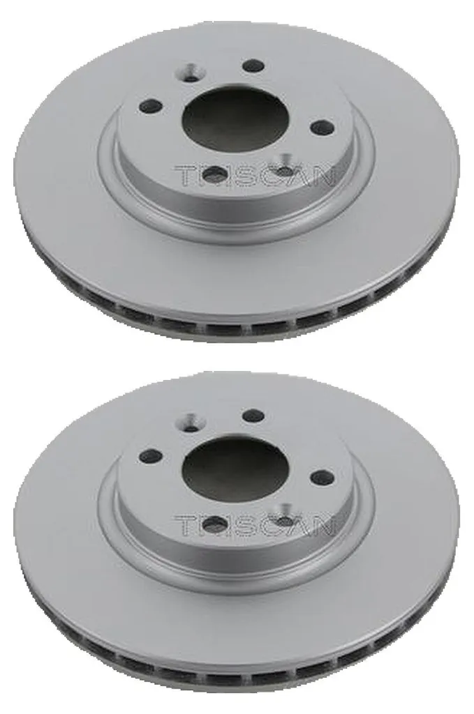 Jeu de disques de frein avant ventilés 258mm TRISCAN pour DACIA LOGAN I II