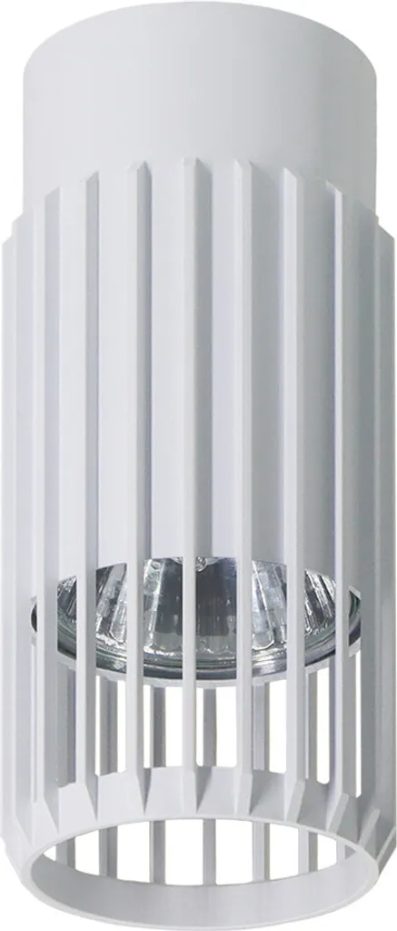Spot a soffitto bianco rotondo 1xGU10 8W verticale Milagro