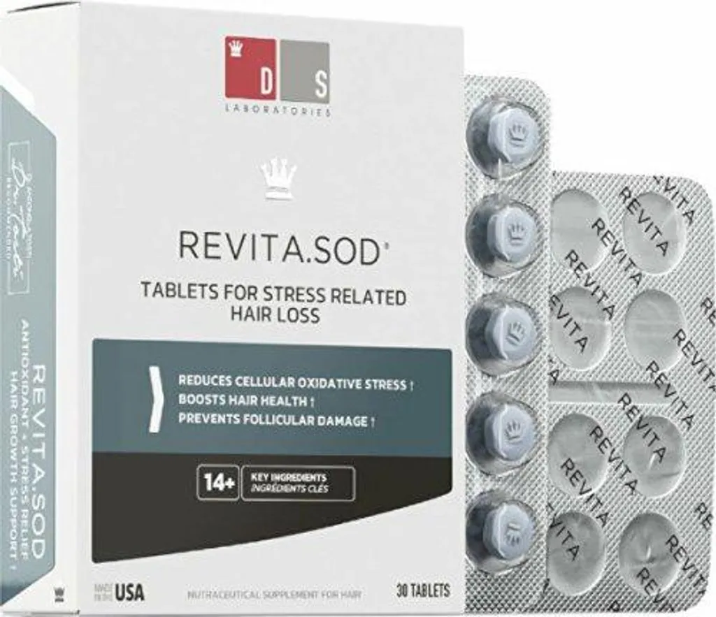 Ds Revita Sod Antiossidante+Perdita di capelli 30 Comprimidos