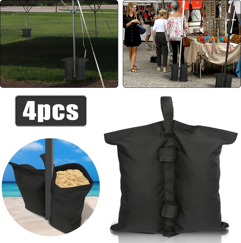 Aopunly 4 Pavillon Sandsäcke Verwendet Um Das Bein Gewicht von Pop Up Pavillons zu Erhöhen, Gartenzelte, Sonnenschirme, Trampolin