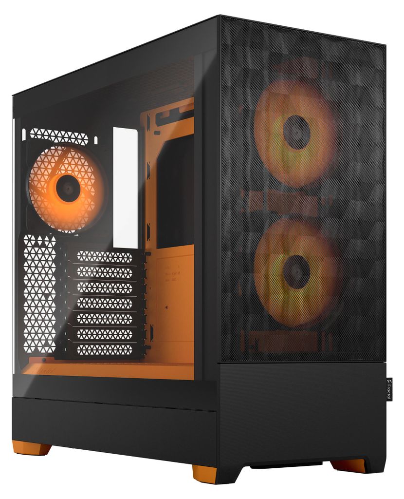 FRACTAL DESIGN Geh Pop Air RGB Orange Core TG Clear Tint Image du produit 