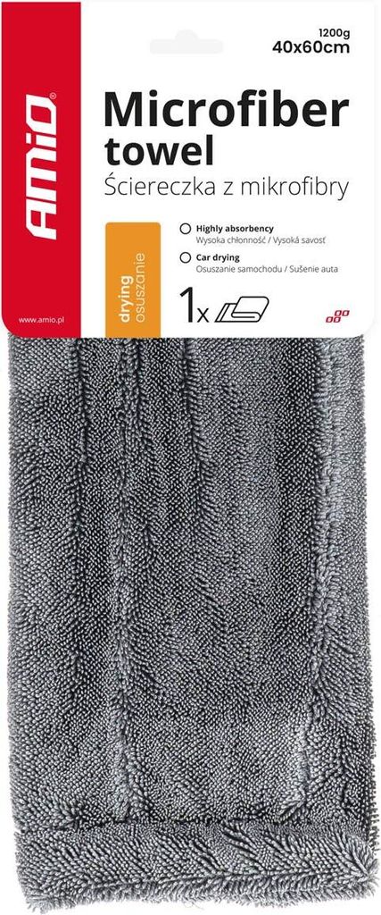 Mikrofaser-Handtuch 60x40cm 1200g