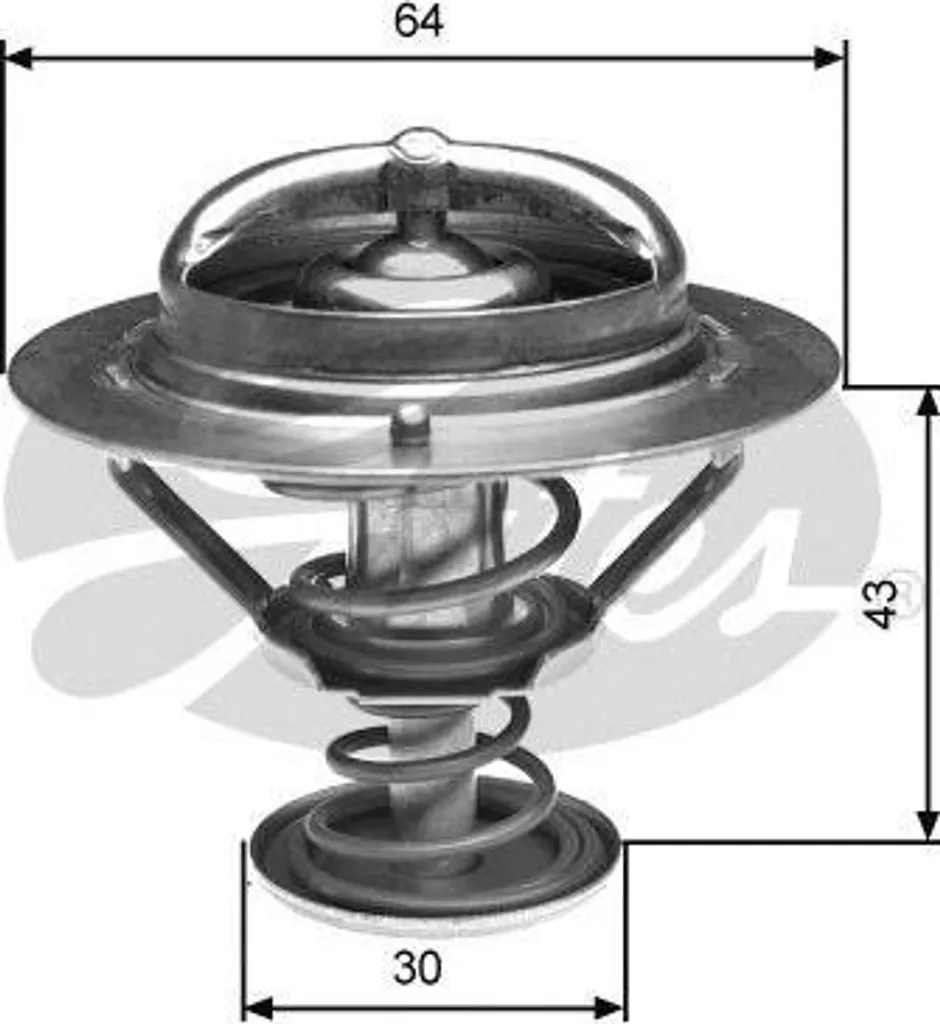 Solution Surchauffe : Thermostat GATES TH27088G1 Pajero et Sorento