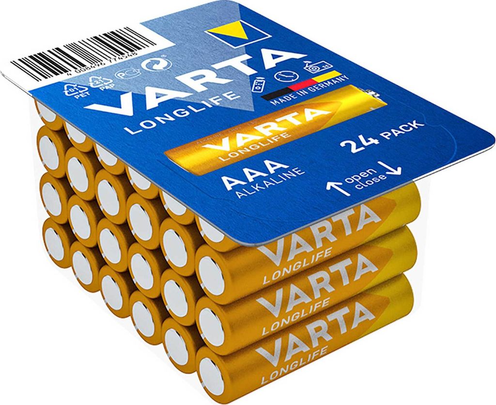 VARTA Micro-Batterie ''Longlife'', Alcaline, Type AAA, Image du produit 