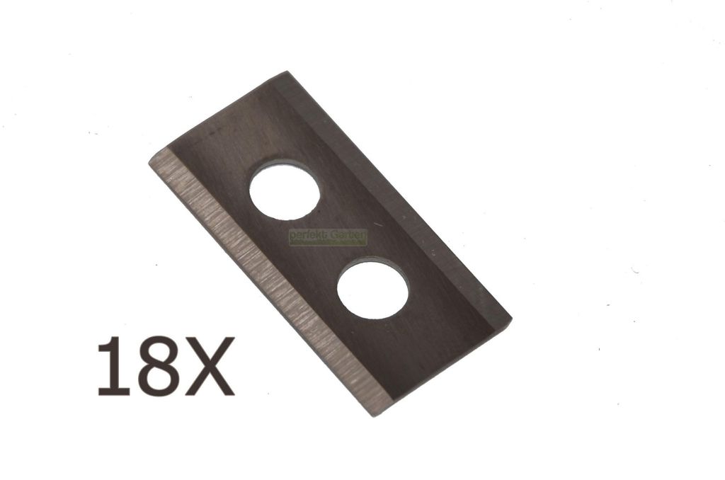 18 X 3,6 CM Edelstahl Messer für Parkside Rasenmäher Produktbild 