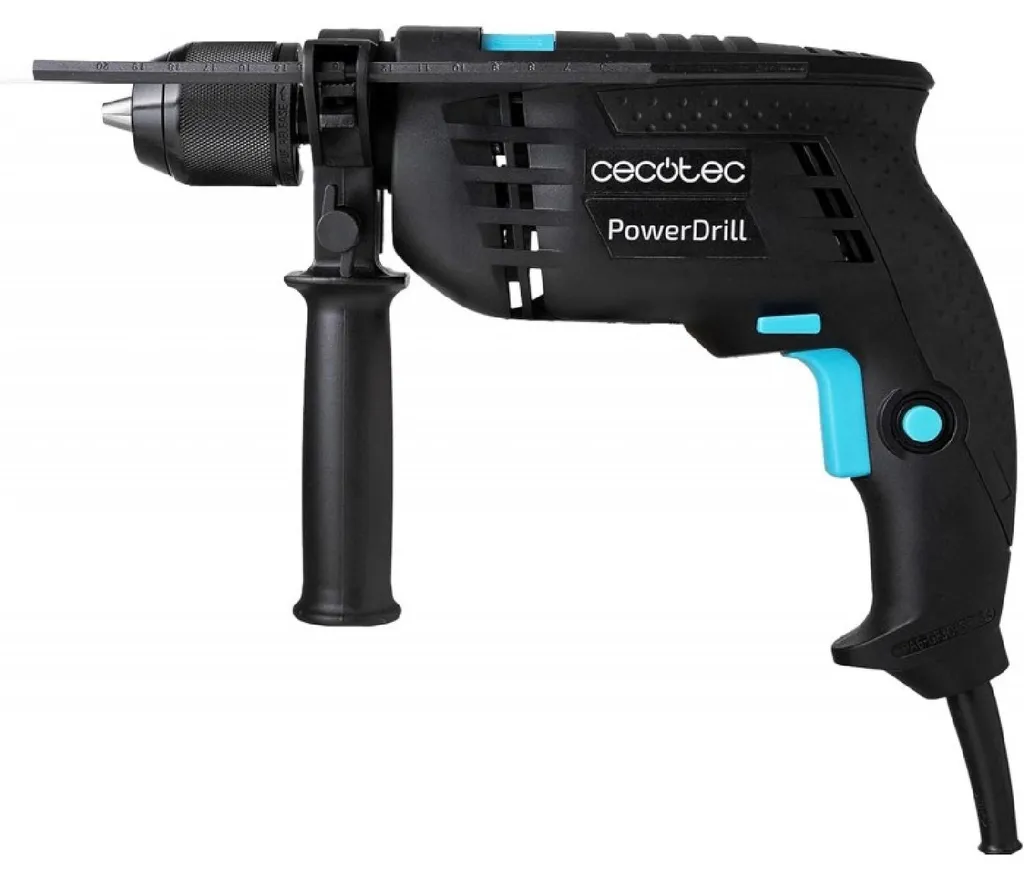 Cecotec PowerDrill 850 Keyless Perceuse à Percussion 850W Mandrin Auto