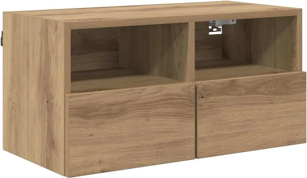 SYFAX™ Supporto TV a Muro Rovere 60x30x30 cm - Organizzazione Media