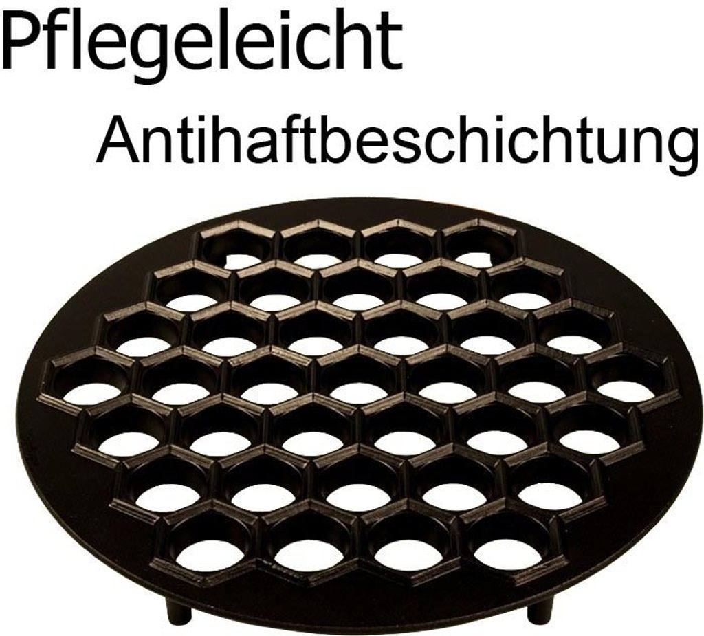 Teigtaschen Ausstechform 670 g. mit Antihaftbeschichtung Pelmeniza Maultaschenformer Ravioliformer pelmeni