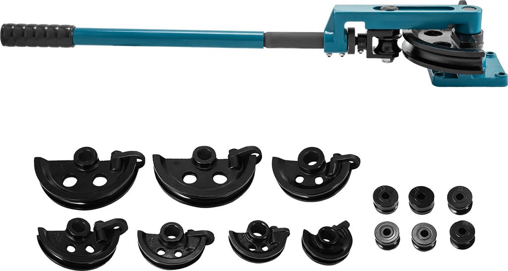 SucceBuy Rohrbieger 10-25mm (3/8 bis 1 Zoll), Rohrbiegeset mit 7 Werkzeugen fš¹r Kupfer, Messing, Aluminium, Edelstahlrohre