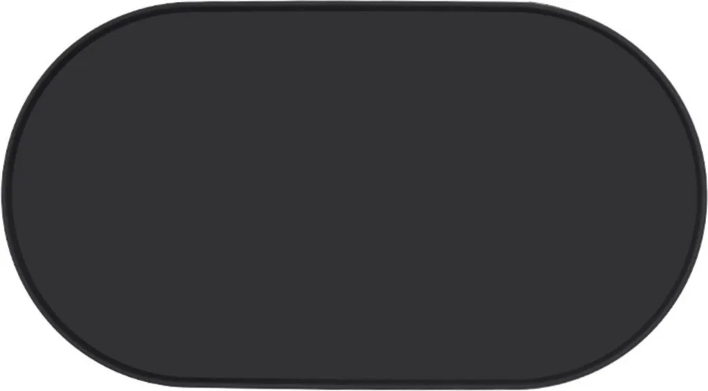 Tappetino INF Nero in Silicone per Pet - Design Impermeabile Moderno