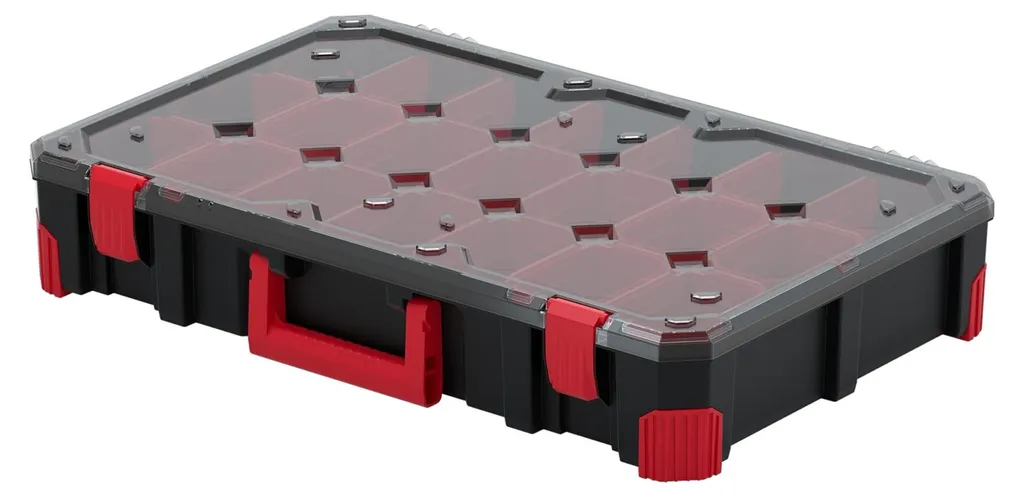 Mallette de Rangement à Compartiments Modulables TITAN pour Quincaillerie - 6