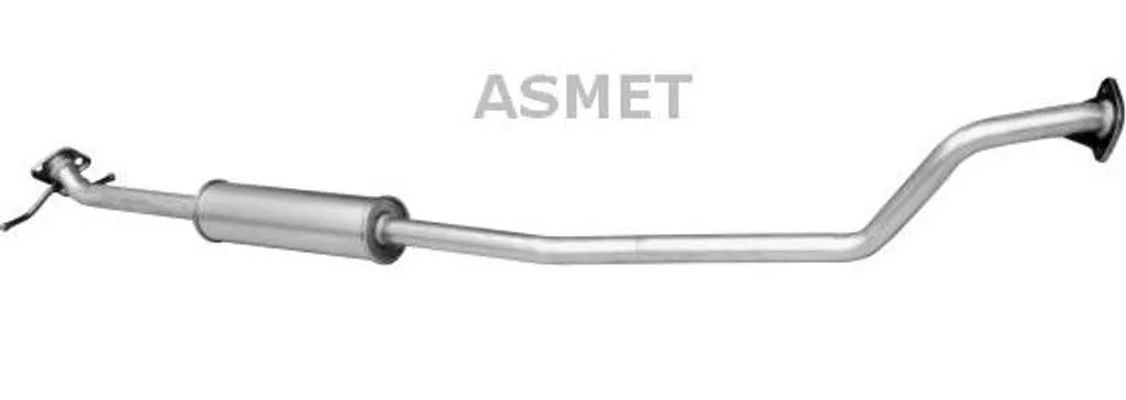 Silencieux central ASMET 5197 OE 4709332 compatible avec Agila B
