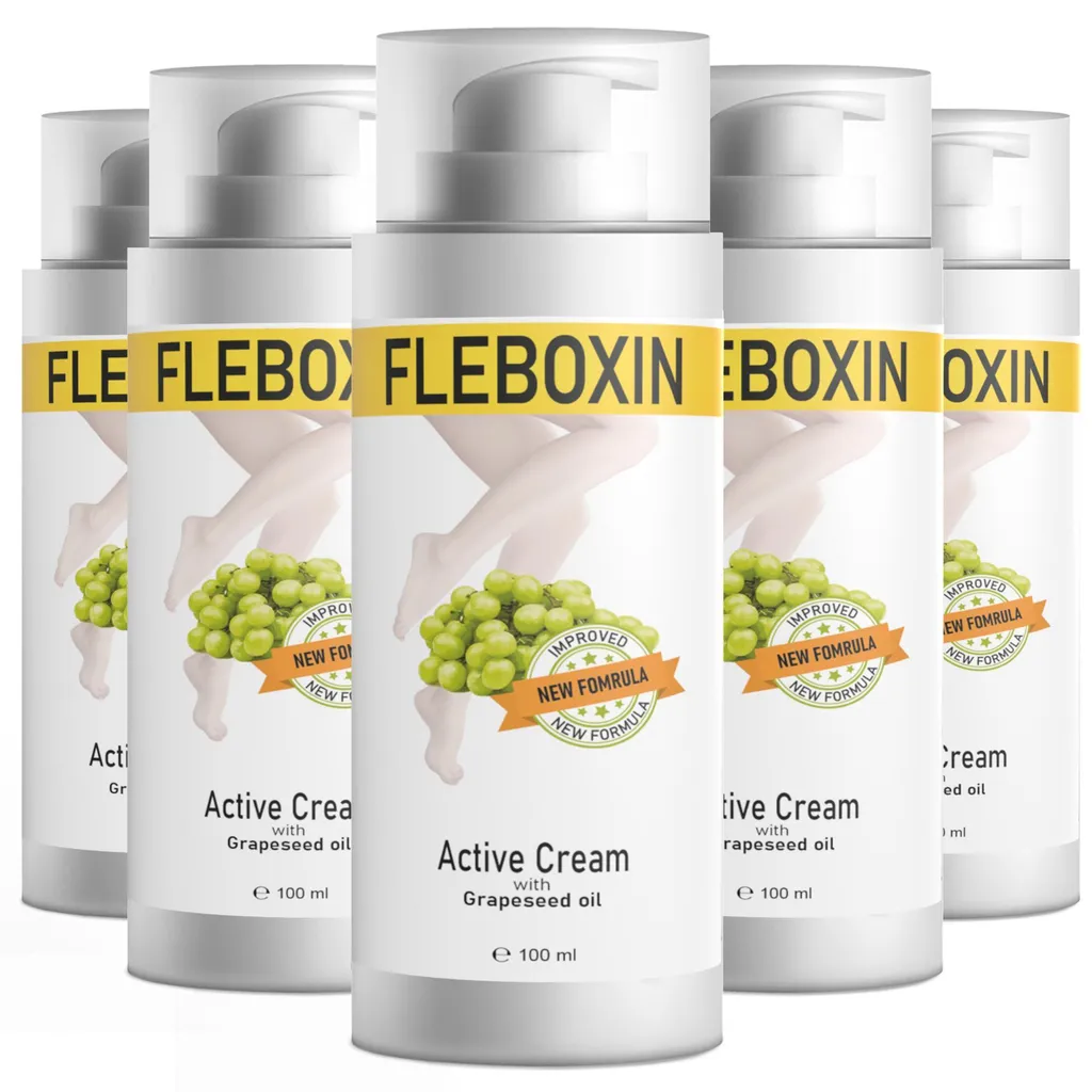 Crème Fleboxin 100 ml texture légère - Lot de 5 pour action prolongée
