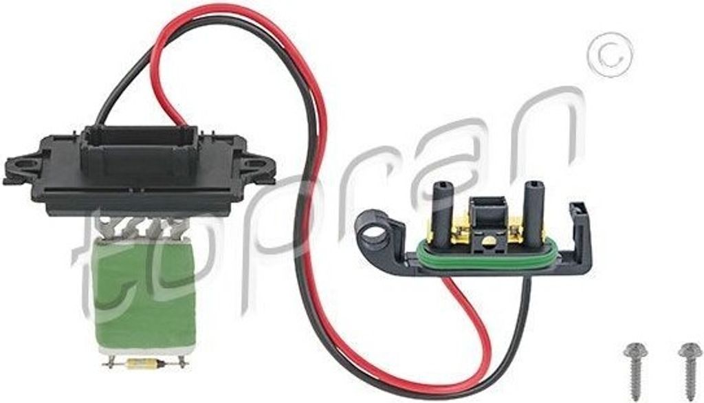 TOPRAN 701 060 Gebläsewiderstand OE 7701207716 kompatibel mit Megane