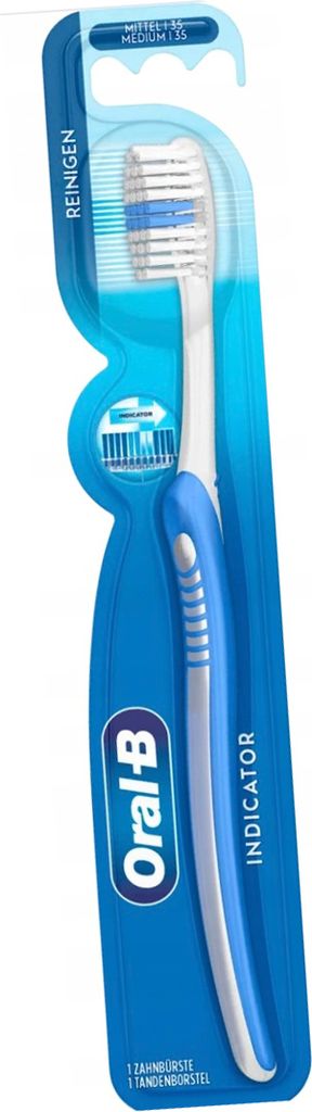 Oral-B Zahnbürste Indicator 35 Mittel manuell mit Produktbild 