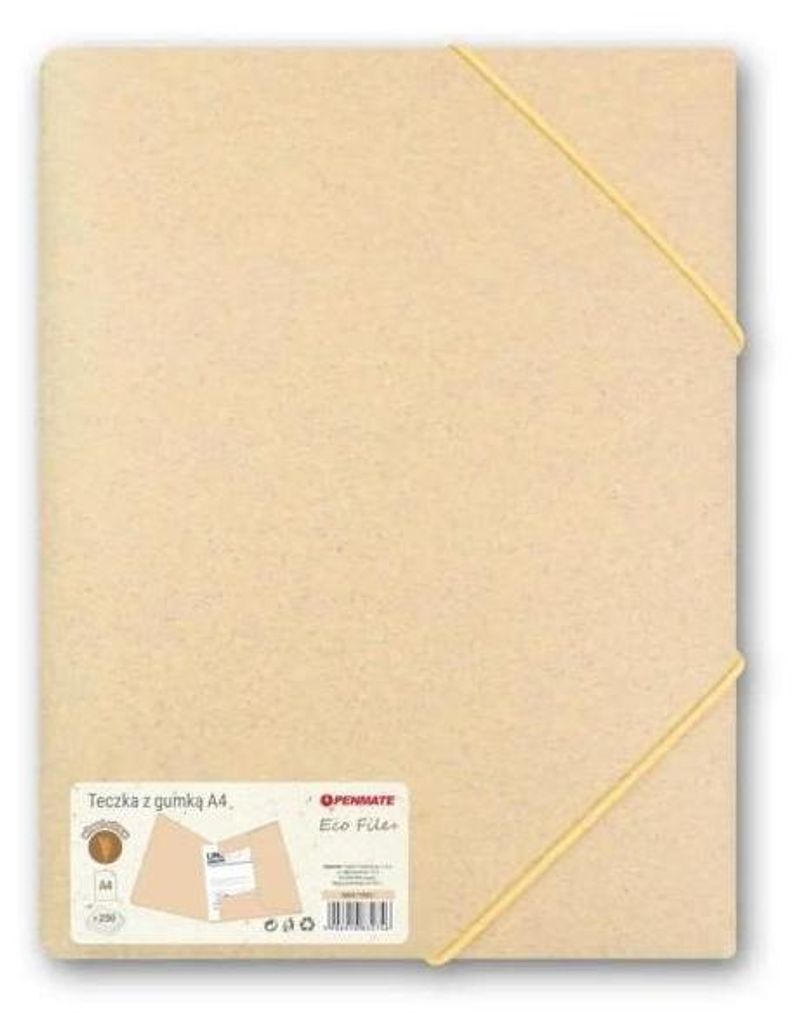 A4-Mappe mit Gummiband, gelb, PENMATE