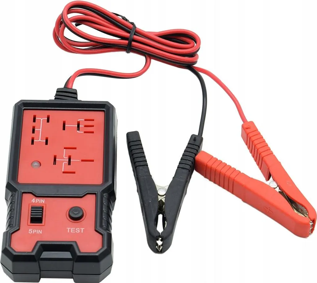 Outil testeur de relais 12V portable avec pinces de connexion rapide