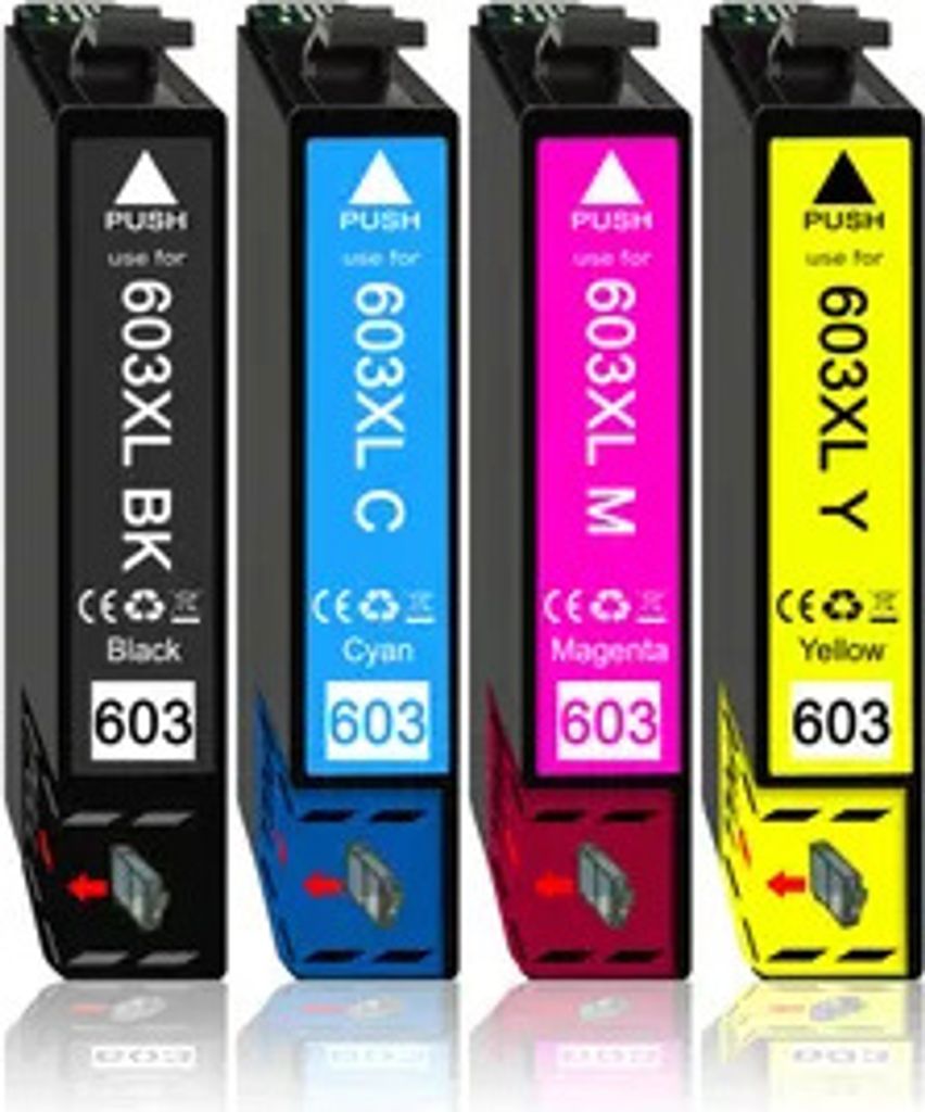 4er Pack Druckerpatronen 603 603XL kompatibel mit Epson XP-2105