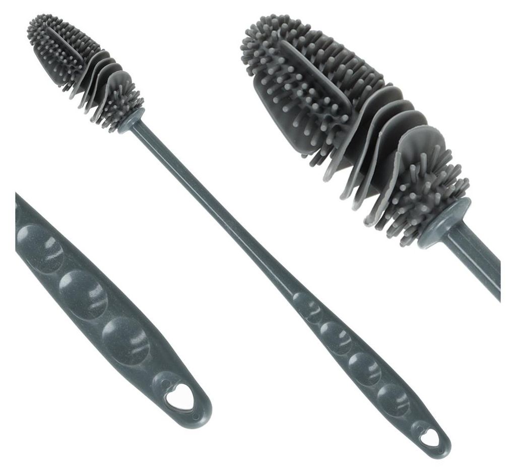 Brosse de nettoyage de bouteilles, rondelle en silicone Image du produit 