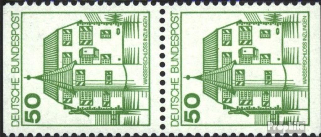 Briefmarken BRD (BR.Deutschland) 1980 Mi 1038C/D I senkrechtes Paar gestempelt