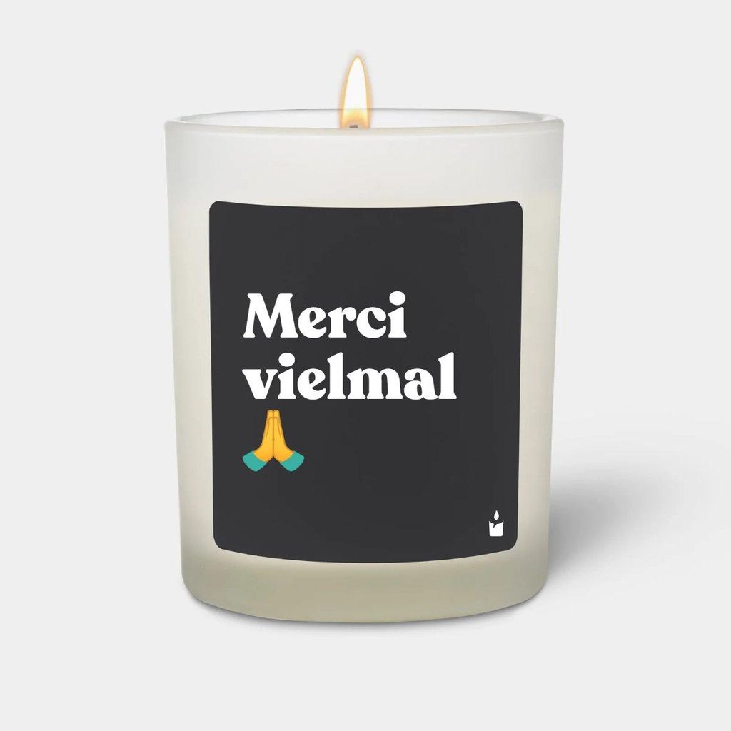 ChattyCandles Duftkerze Woody Merci vielmal