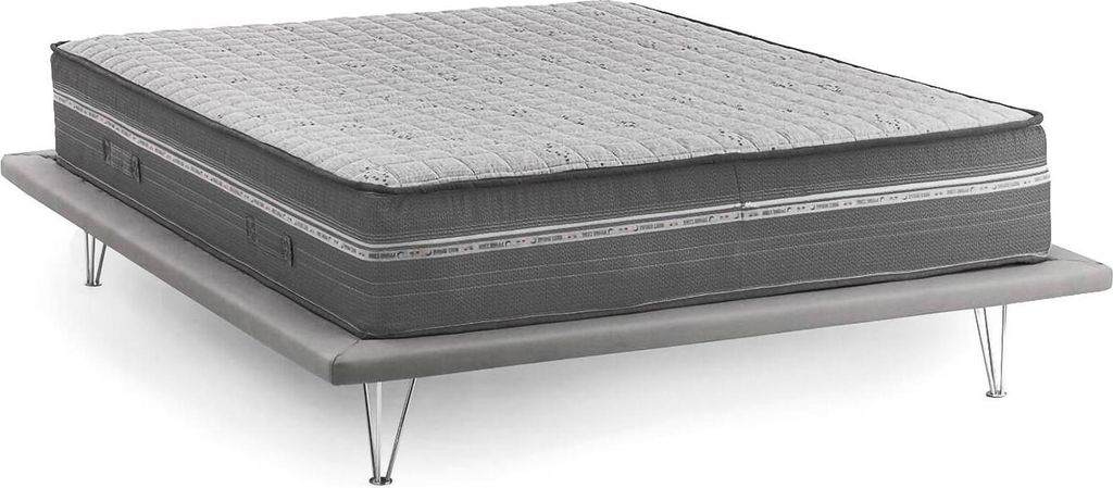 Doppelmatratze Carmela, Matratze aus Memory-Schaum und Mikrofedern mit Taschen, 100% Italy, Anti-Milbe und hypoallergen, Cm 160x200h32