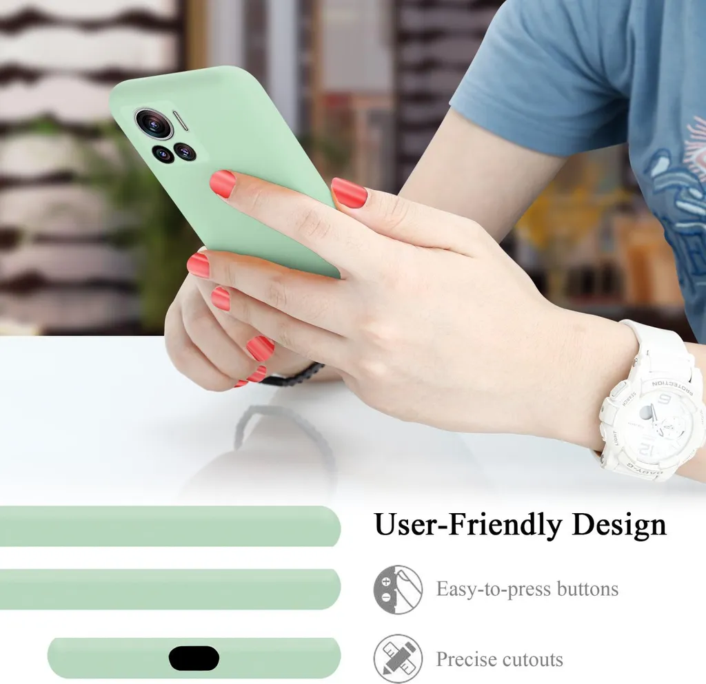 Cadorabo Custodia Trasparente Per Motorola Edge 30 – Cover Sottile In TPU Flessibile Antiscivolo