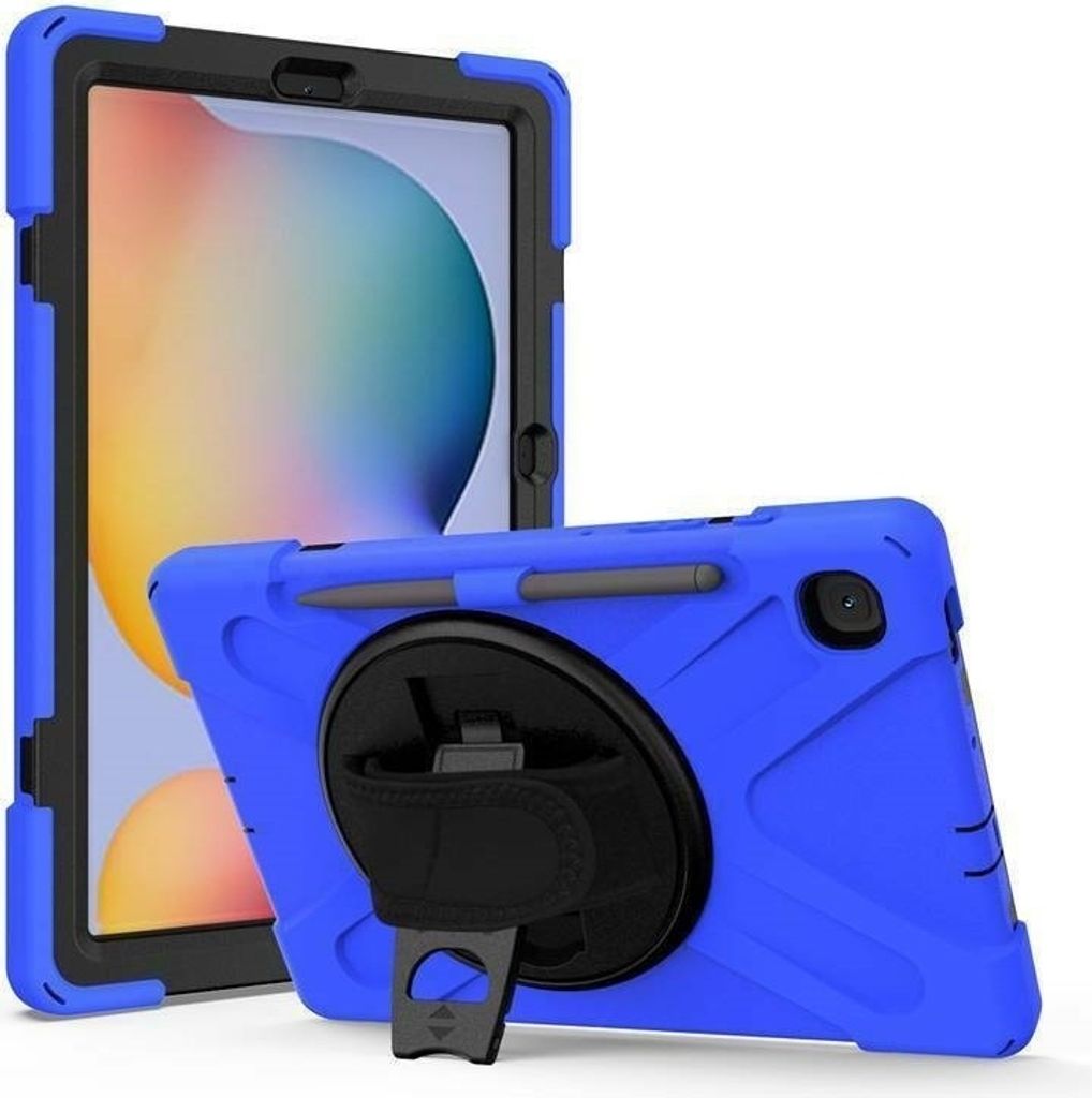 Case2go - Hülle kompatibel mit Samsung Galaxy Tab S7 11.0 (2020) - Mit Stifthalter - Plastik Tablet Case Schutzhülle - Blau