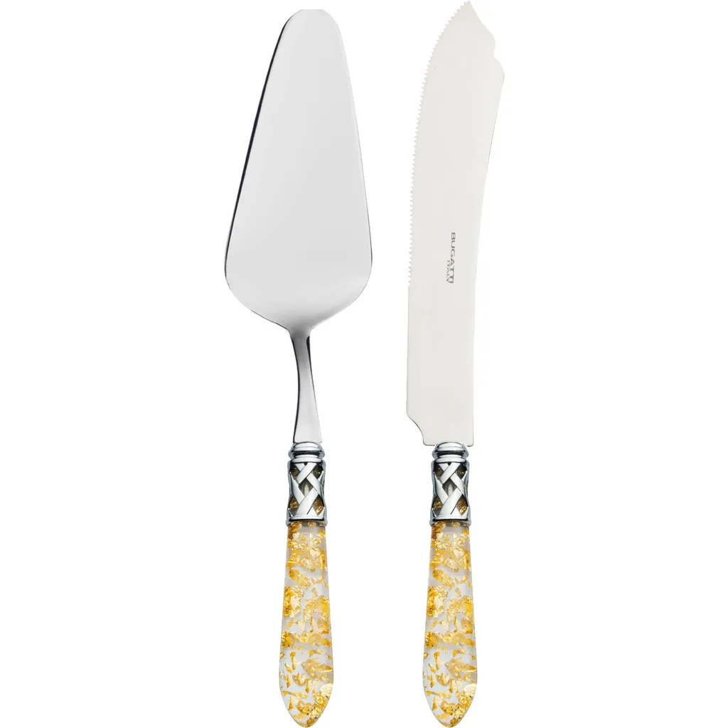 Bugatti Aladdin spatola per dolci e coltello per dolci MP107152