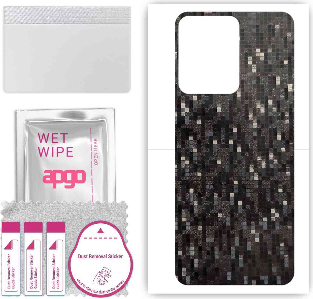 apgo Rückseite Schutzfolie, Skin, kompatibel mit Vivo IQOO Z6 Lite 5G, Hinten Displayschutzfolie aus Vinylfolie, kratzfest, einfache Montage - Car...