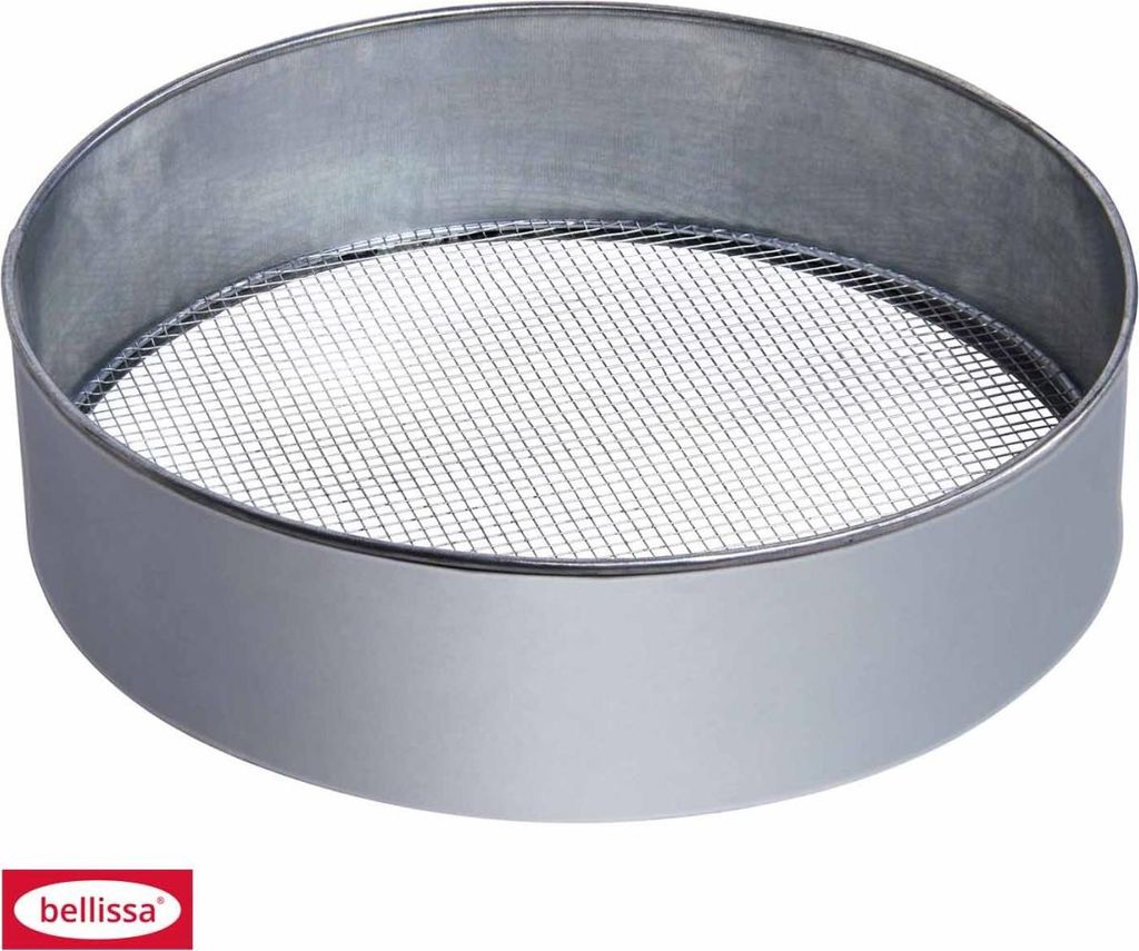 Metallrandsieb mit Wechselgitter verzinkt, Ø 39 cm Produktbild 