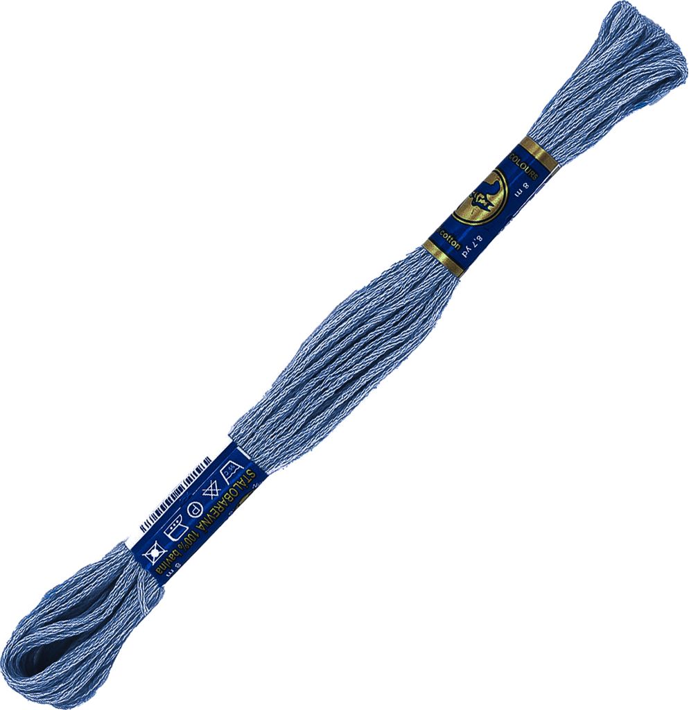 1 Docke Stickgarn 2g / Sticktwist 100 % Baumwolle Stickerei Farbwahl Auswahl 2, Farbe :4552 blauviolett