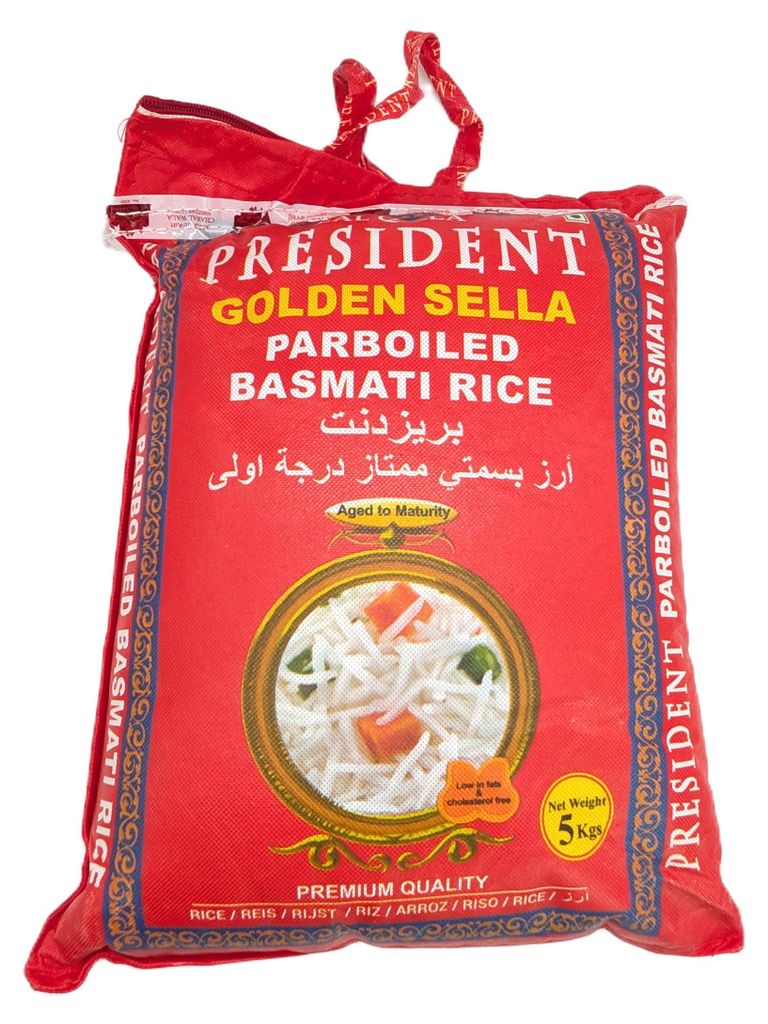President Golden Sella Parboiled Basmati Reis – Die Produktbild 