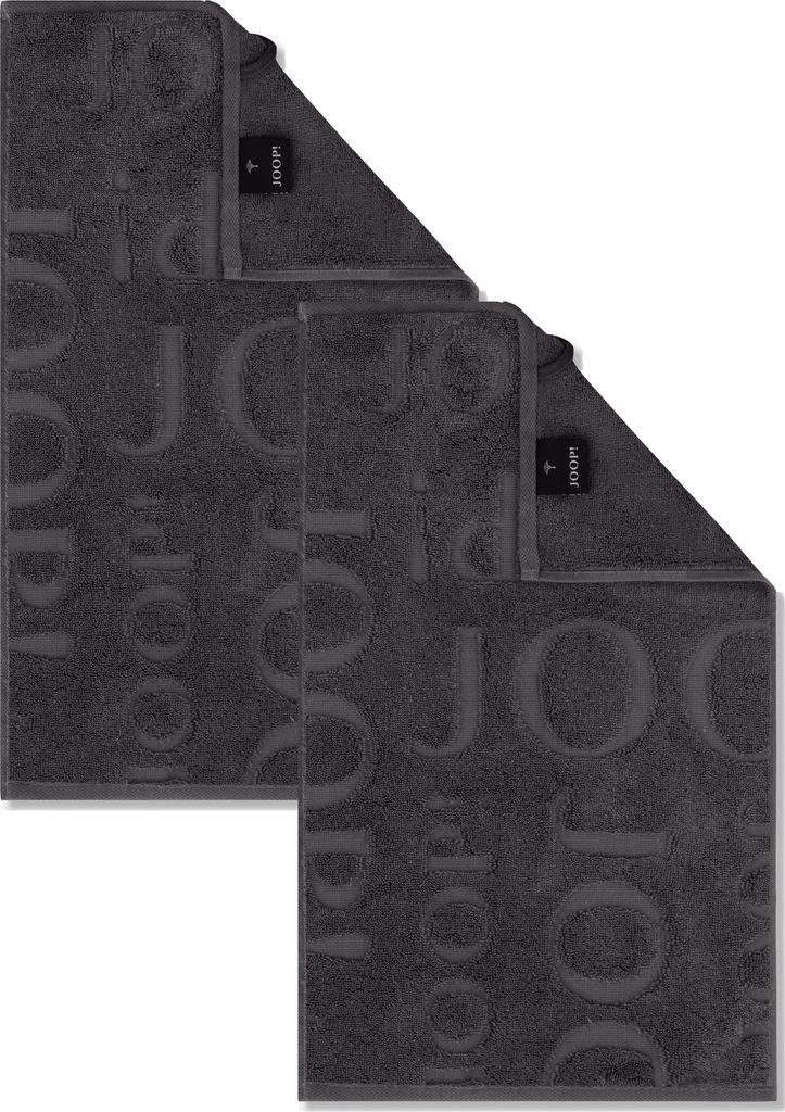 2 Stück Joop! Gästetuch Selection 1711-740 anthrazit 30x50 Produktbild 