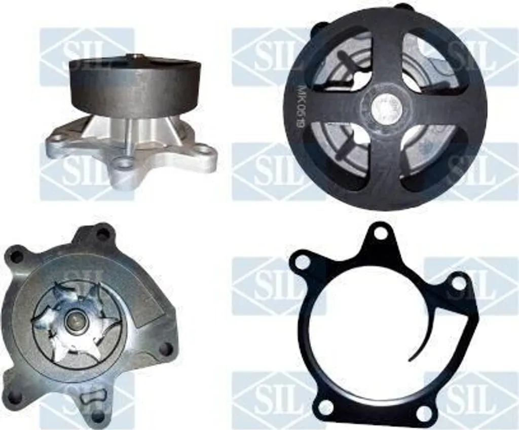 Pompe à eau PA1639 Saleri SIL avec joint étanche pour Clio IV BH 1.2