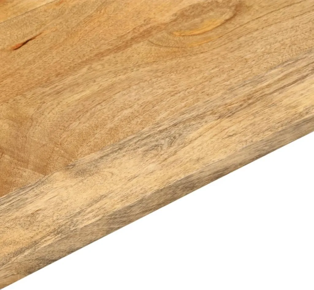 Piano del tavolo 110x40x2,5 cm rettangolare in legno massiccio di mango - 7