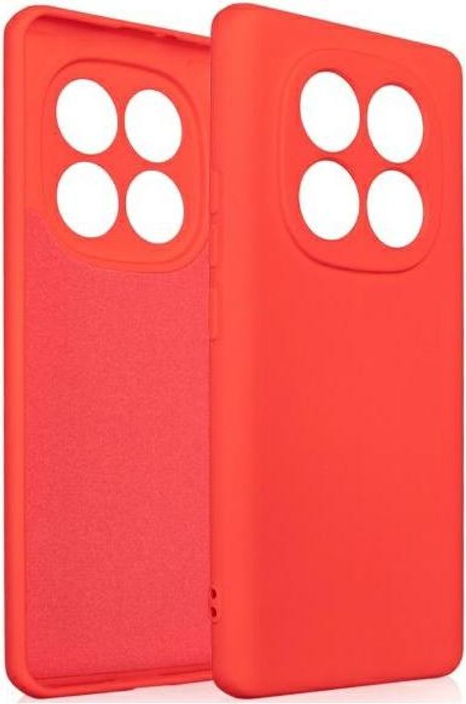 Beline Silikonhülle Xiaomi Redmi Note 14 Pro Rot/Rot