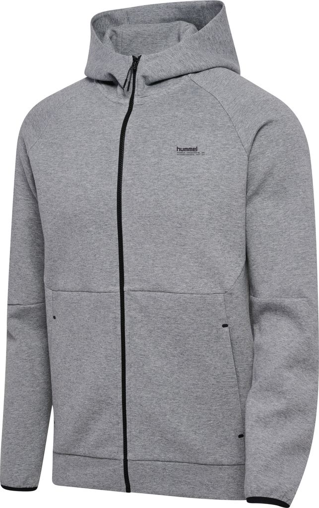 Hummel Tech Fleece Kapuzenjacke, grau, M, Herren